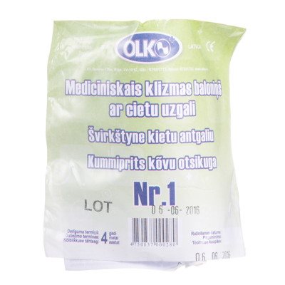 OLKO, švirkštynė (kriaušė klizmavimui), kietas antgalis, medicininė, Nr.1