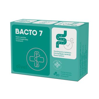 OLVEL gyvybingosios bakterijos BACTO 7, 20 kapsulių