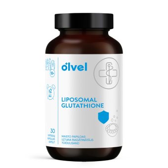 Olvel, liposominis glutationas, 30 kapsulių, 250 g