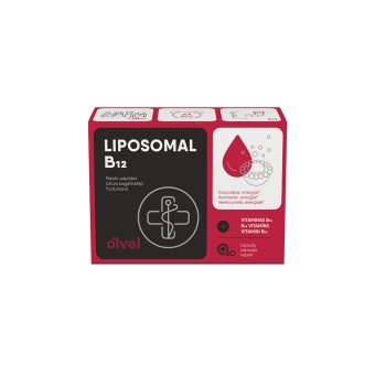 OLVEL liposominis vitaminas B12, 30 kapsulių