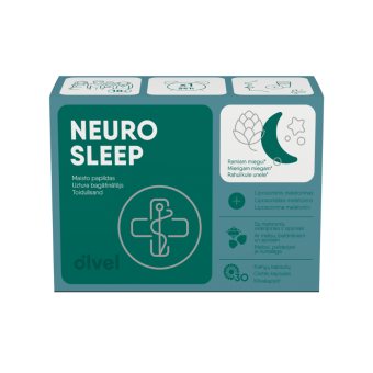 Olvel, Neuro Sleep, liposominis melatoninas, 30 kietųjų kapsulių