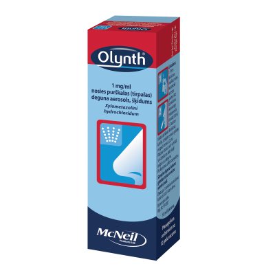 Olynth 1 mg/ml nosies purškalas, 10 ml