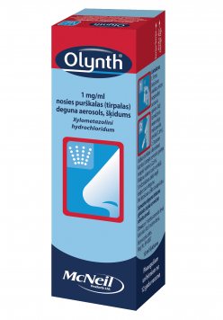 OLYNTH 1 mg/ml nosies purškalas (tirpalas), 10 ml