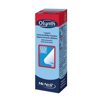 Olynth, 1mg/ml, nosies purškalas (tirpalas), N1, 10 ml
