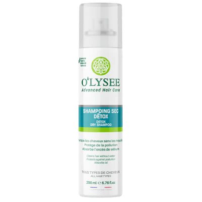 O'LYSEE detoksikuojantis sausas šampūnas DETOX, 200 ml