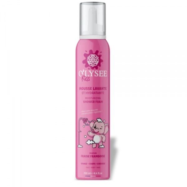O'LYSEE dušo putos KIDS 3IN1, braškių ir aviečių aromato, 250 ml