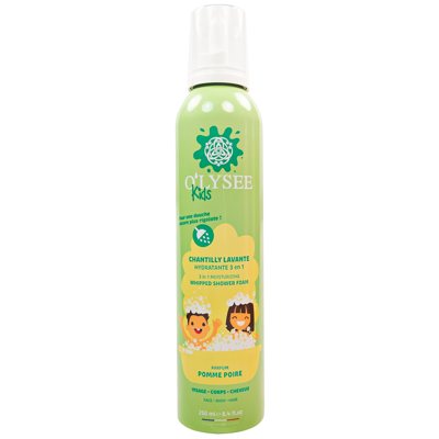 O'LYSEE vaikiškos prausiamosios putos APPLE & PEAR, nuo ., 250 ml, 3 m