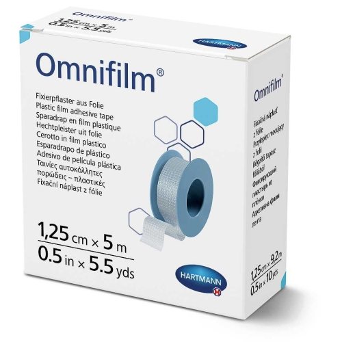 Omnifilm skaidrus fiksuojantis pleistras, x 5m, 1 vnt., 1.25 cm