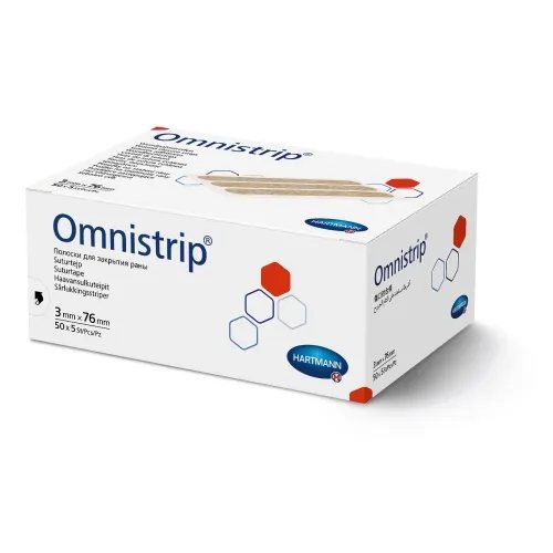 Omnistrip žaizdą užverianti juostelė, 5 vnt., 3 x 76 mm
