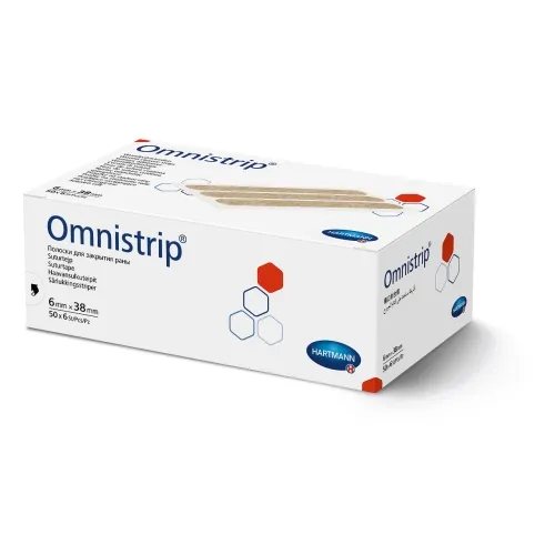 Omnistrip žaizdą užverianti juostelė, 6 vnt., 6 x 38 mm