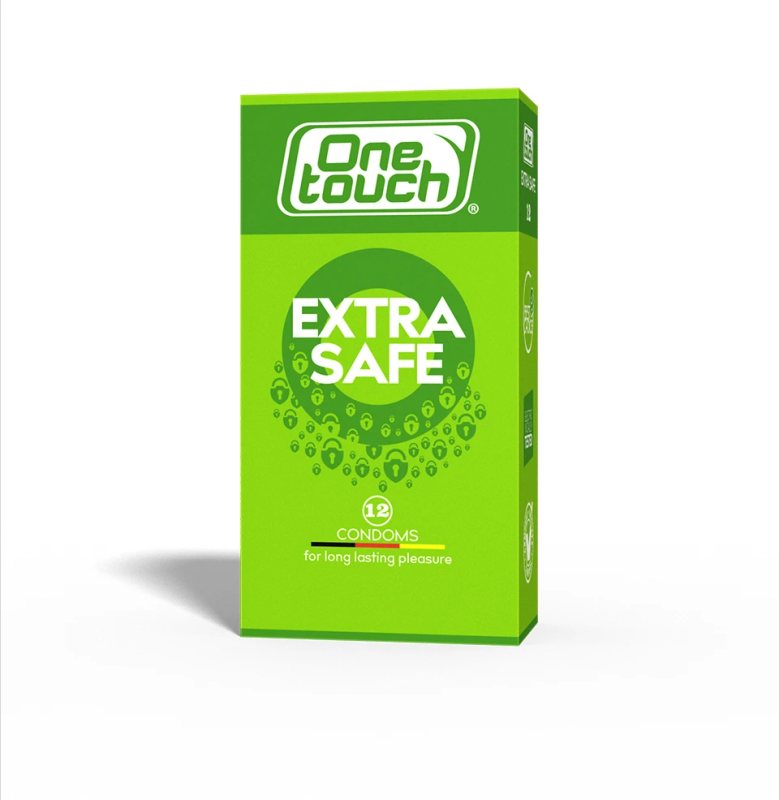 ONE TOUCH Extra Safe, prezervatyvai, 12 vnt