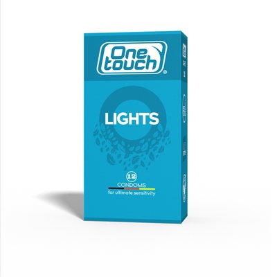 ONE TOUCH LIGHTS, prezervatyvai, 12 vnt