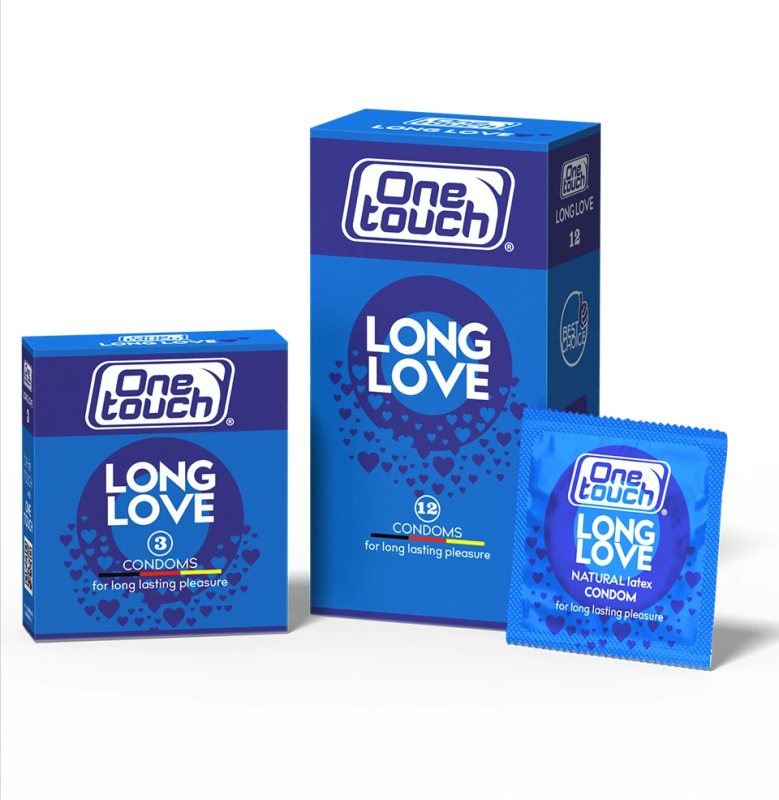 ONE TOUCH prezervatyvai Long Love, 12 vnt