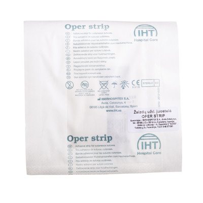 OPER STRIP, žaizdų uždarymo juostelė, 5 vnt., 3 x 75 mm