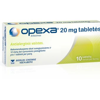 OPEXA, 20mg, Tabletės, N10