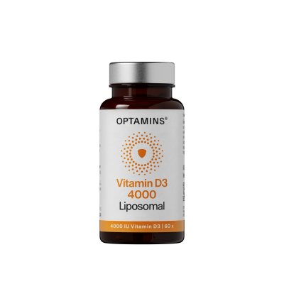 OPTAMINS liposominis vitaminas D3, 4000TV, N60