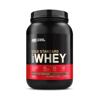 OPTIMUM NUTRITION ON baltymai GOLD STANDART 100%, Whey Double Chocolate, 899 g