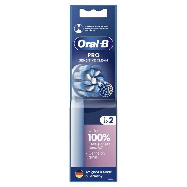 ORAL B dantų šepetėlio galvutės Sensitive, N2