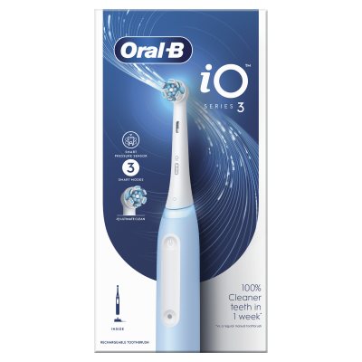 ORAL B Elektrinis dantų šepetėlis iO3, Ice Blue, N1