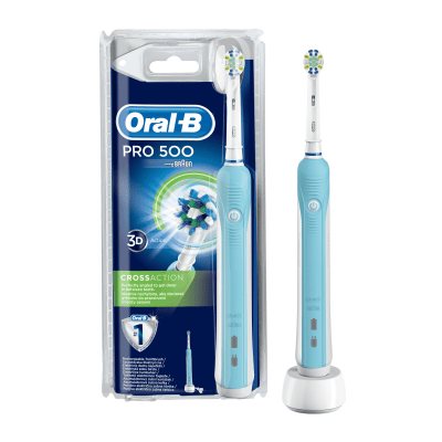 ORAL B elektrinis dantų šepetėlis PRO 500 Cross Action, kabinamas N1