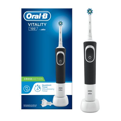 ORAL-B elektrinis dantų šepetėlis VITALITY 100 CROSSACTION, juodas