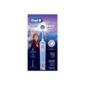 ORAL-B elektrinis dantų šepetėlis VITALITY PRO KIDS 3+ FROZEN, 1 vnt