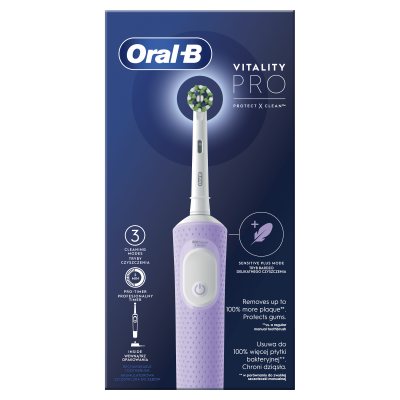 ORAL B Elektrinis dantų šepetėlis Vitality Pro, Lilac, N1