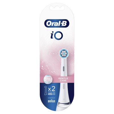ORAL B IO GENTLE CARE elektrinio dantų šepetėlio galvutės, White, N2