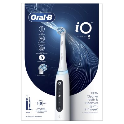 ORAL B POC IO5 Elektrinis dantų šepetėlis, Quite White, N1