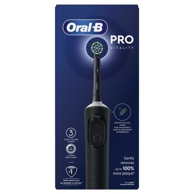 ORAL B POC VITALITY PRO BLACK, Elektrinis dantų šepetėlis