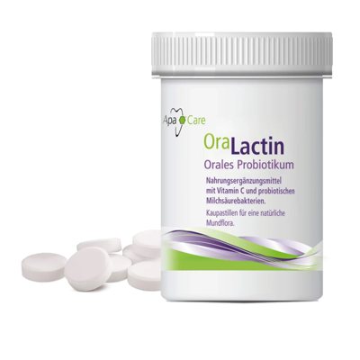 ORALACTIN, burnos probiotikai su vitaminu C, 30 vnt