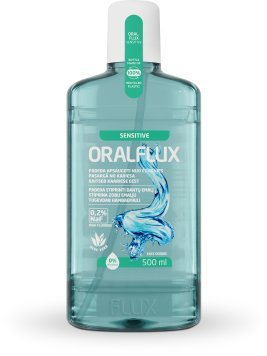 ORALFLUX Sensitive burnos skalavimo skystis, 500 ml
