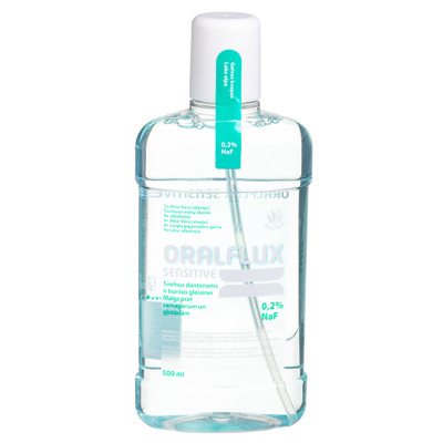 ORALFLUX SENSITIVE, burnos skystis, 500 ml