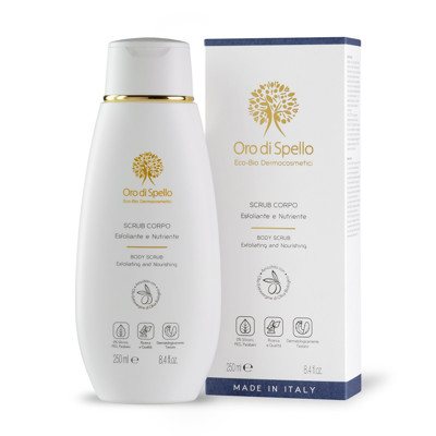 ORO DI SPELLO BODY SCRUB, regeneruojamasis kūno šveitiklis, 250 ml