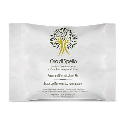 ORO DI SPELLO, servetėlės makiažui valyti, 20 vnt
