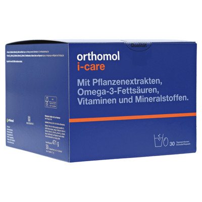 ORTHOMOL I-CARE, milteliai ir kapsulės, 30 porcijų