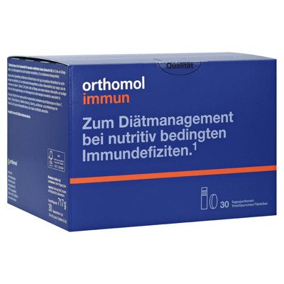 ORTHOMOL IMMUN, buteliukai ir tabletės, 30 porcijų