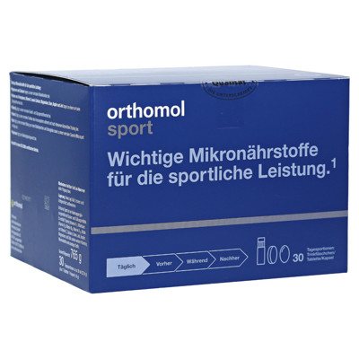 ORTHOMOL SPORT, buteliukai, kapsulės ir tabletės, 30 dienos porcijų