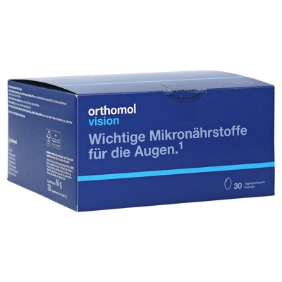 ORTHOMOL VISION, kapsulės, 30 porcijų