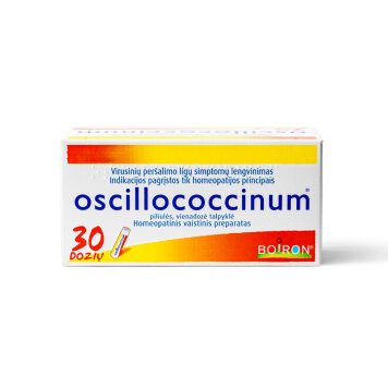 OSCILLOCOCCINUM /g piliulės viendozėje talpyklėje N30, 0.01 ml