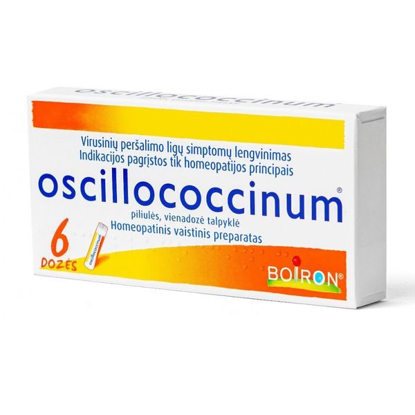 OSCILLOCOCCINUM piliulės vienadozėje talpyklėje N6