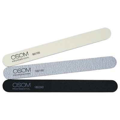 Osom Dildžių nagams rinkinys Osom Professional Straight, OSOMP1803, 3 vnt