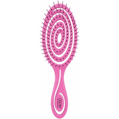 Osom Šepetys plaukams Bio-Based Spiral Detangler OSOMP5440PINK, rožinės spalvos, ilgis, 22.5 cm