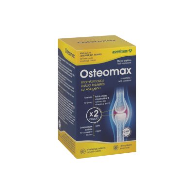 OSTEOMAX CHEW TBL N60 (ACONITUM)
