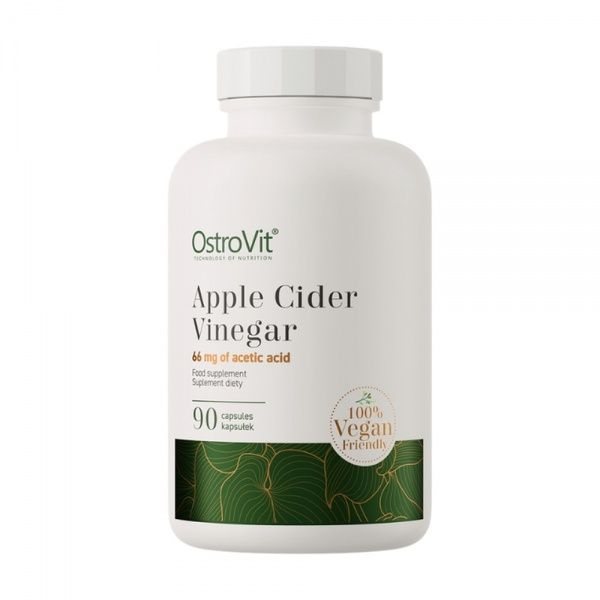 OSTROVIT maisto papildas APPLE CIDER VINEGAR, 90 kaps.
