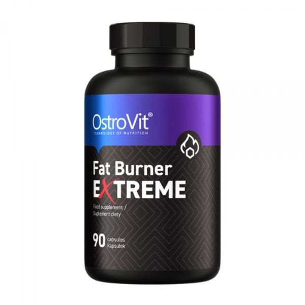 OSTROVIT maisto papildas FAT BURNER EXTREME, 90 kaps.