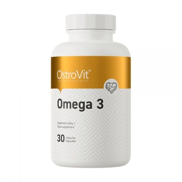 OSTROVIT maisto papildas OMEGA 3, 30 kaps.