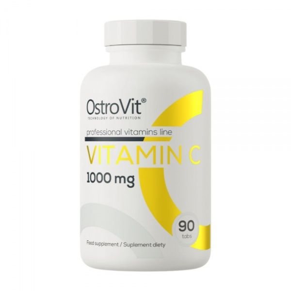 OSTROVIT maisto papildas VITAMIN C 1000 mg, 90 tab.