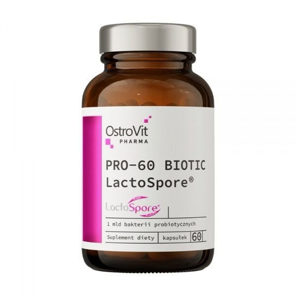 OSTROVIT PHARMA maisto papildas PRO-60 BIOTIC LACTOSPORE, 60 kaps.