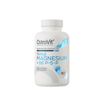 OSTROVIT Triple Magnesium +B6 P-5-P, 90 Kapsulės